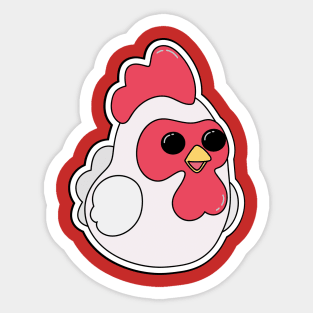 Cute Chicken Harvest Moon Sticker